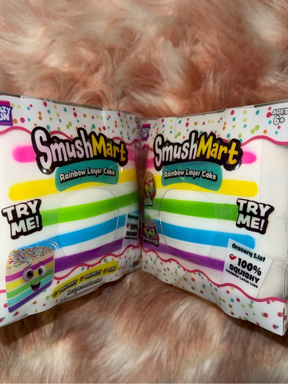 RMS Rainbow Layer Cake Squishy Toy - Multicolor